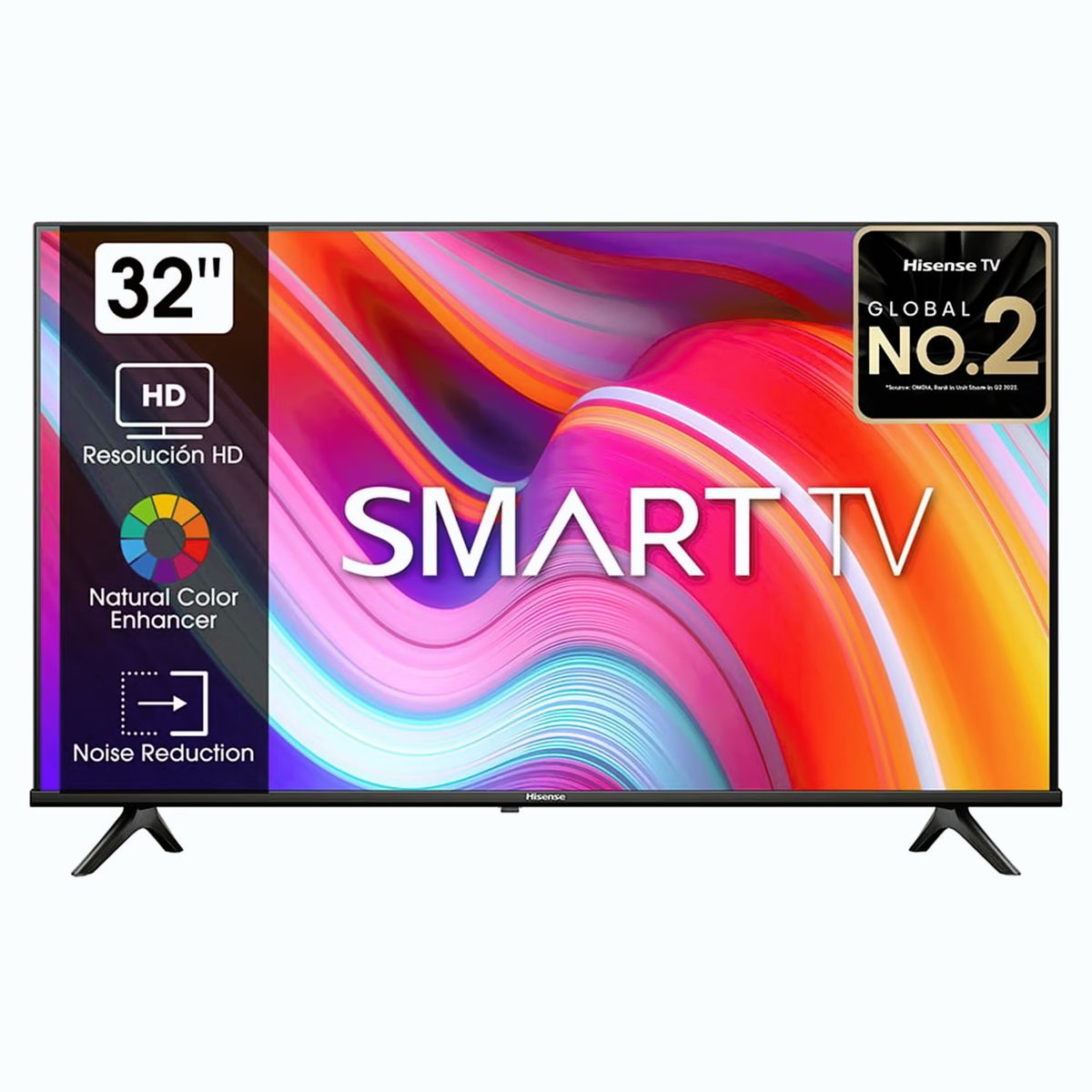 HISENSE - Televisor Hisense 32” Smart TV LED HD 32A4K