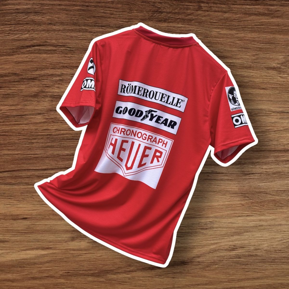 GENERICO - Polo Niki Lauda Formula 1 Camiseta Ferrari Carreras F1 Rojo