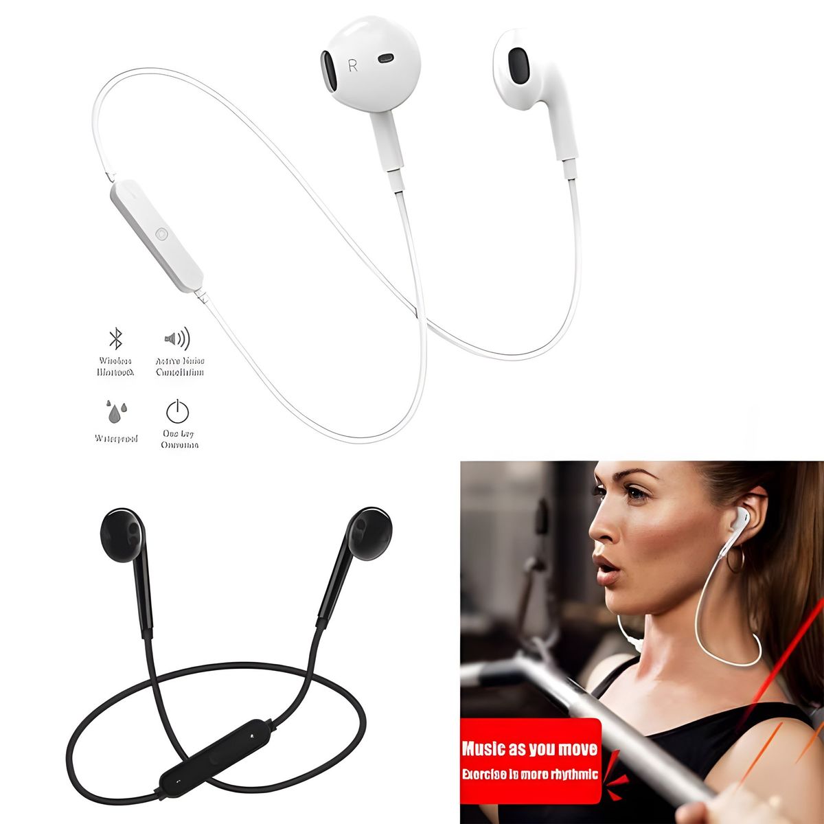 GENERICO - Auricular deportivo A-S6 Wireless 4.2