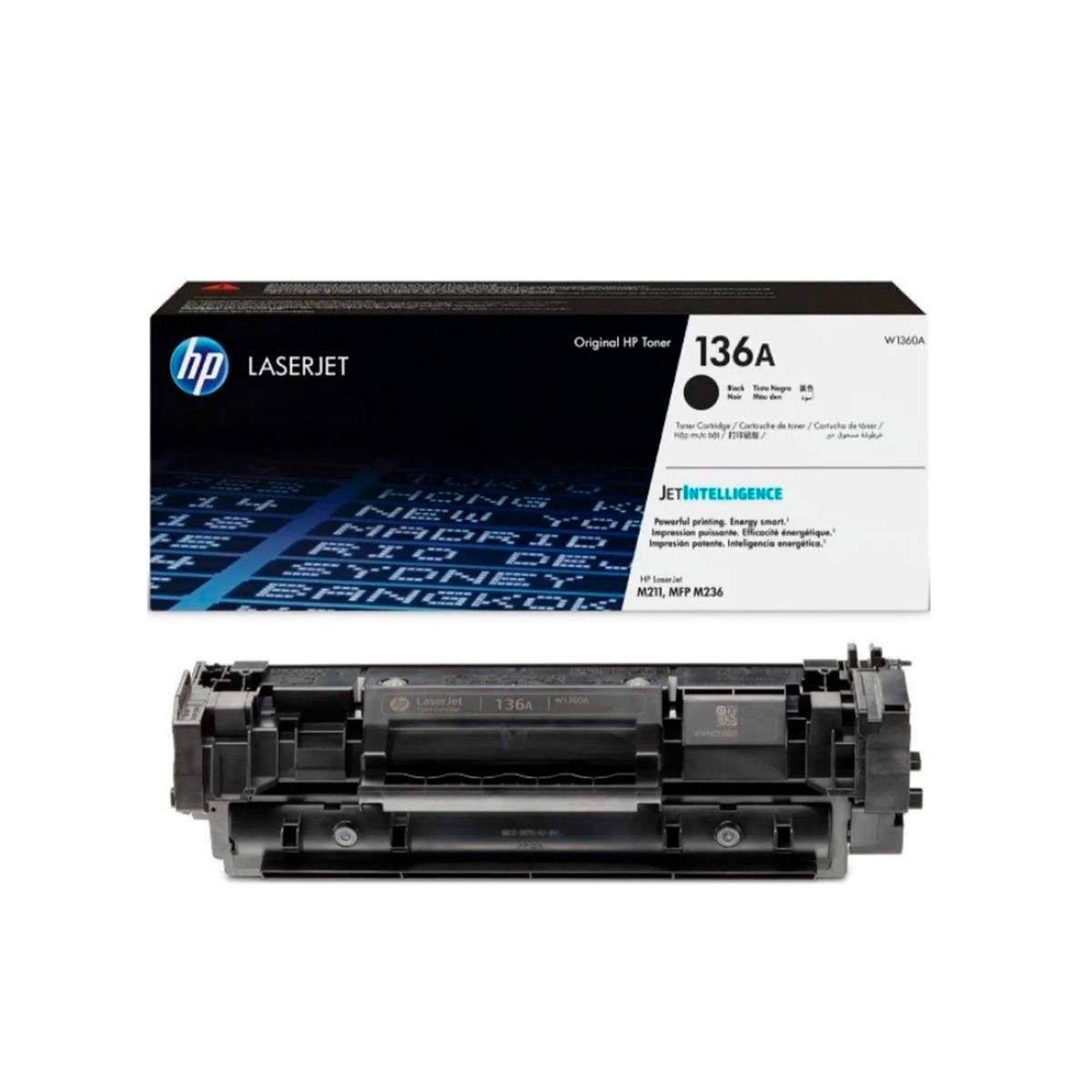 HP - TONER HP 136A NEGRO, 1150 PAG, LASERJET M211/MFP M236 P/N: W1360A