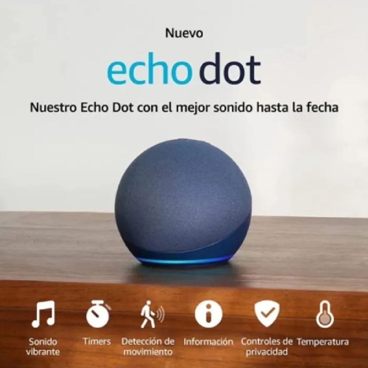 AMAZON - Amazon Echo Dot 5ta generación  control de voz con Alexa