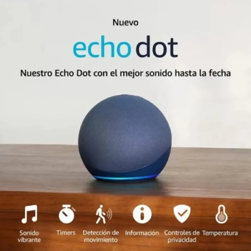 AMAZON - Amazon Echo Dot 5ta generación  control de voz con Alexa