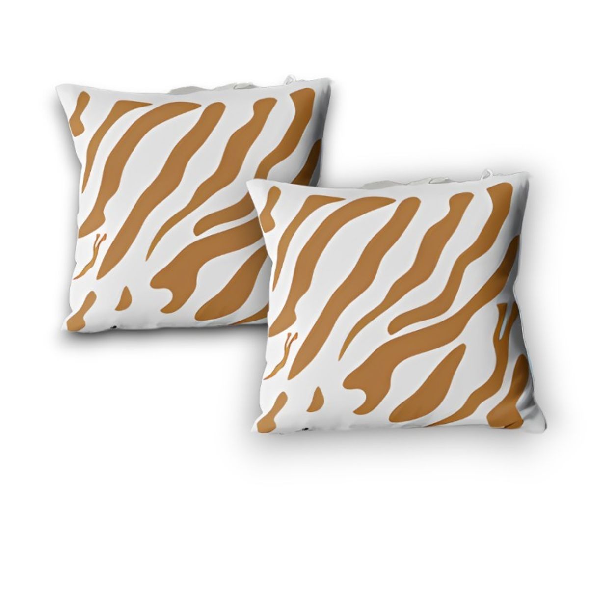 GENERICO - Set De Cojines Minimalista Animal Print Camel 40x40