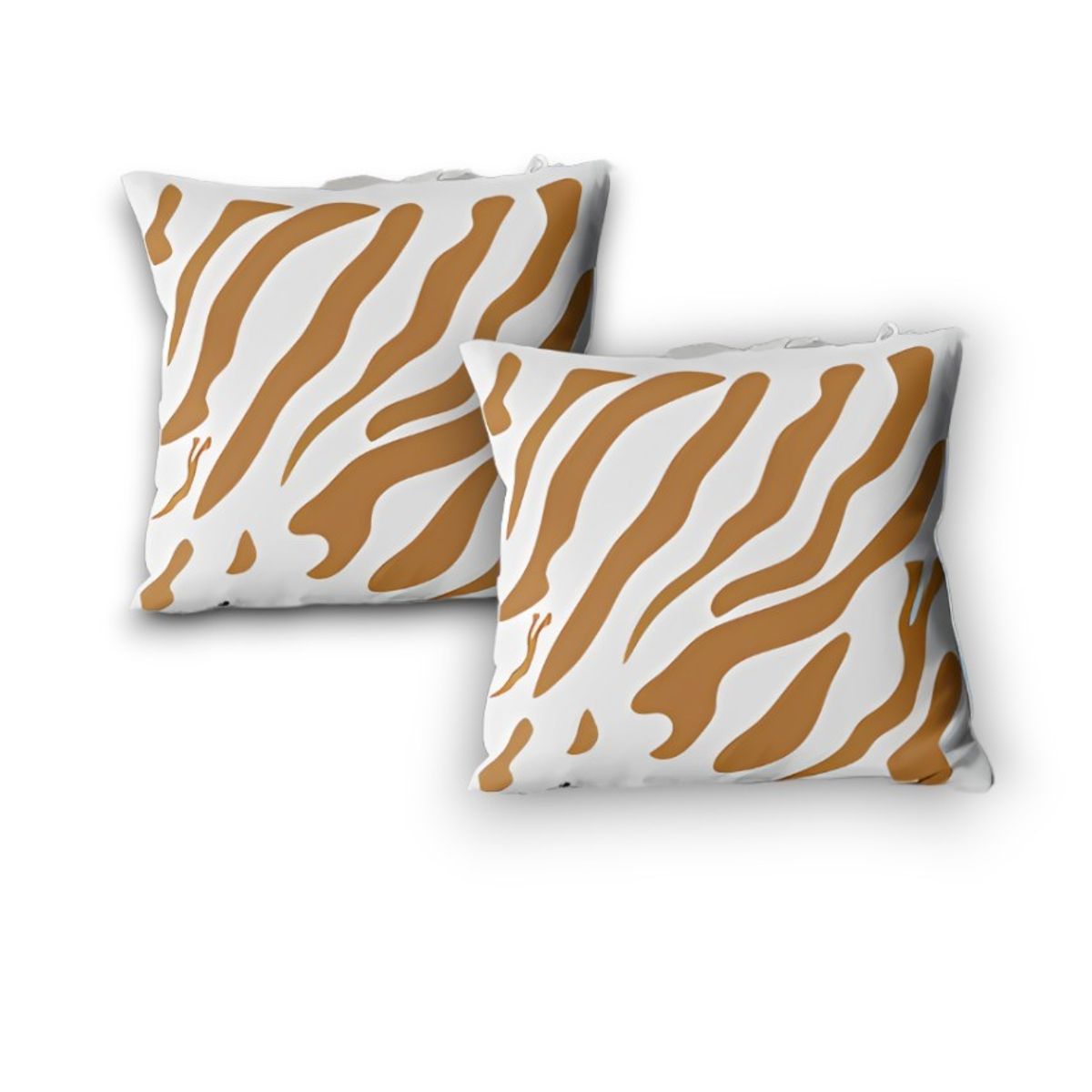 GENERICO - Set De Cojines Minimalista Animal Print Camel 40x40