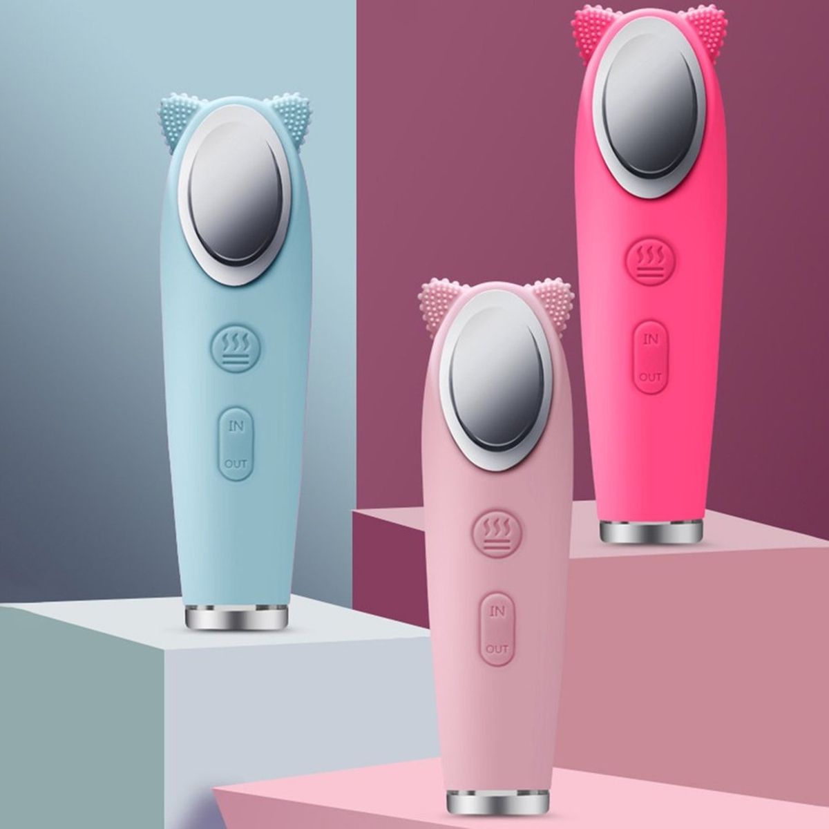 TIOZONEY - Masajeador de silicona ultrasónico eléctrico