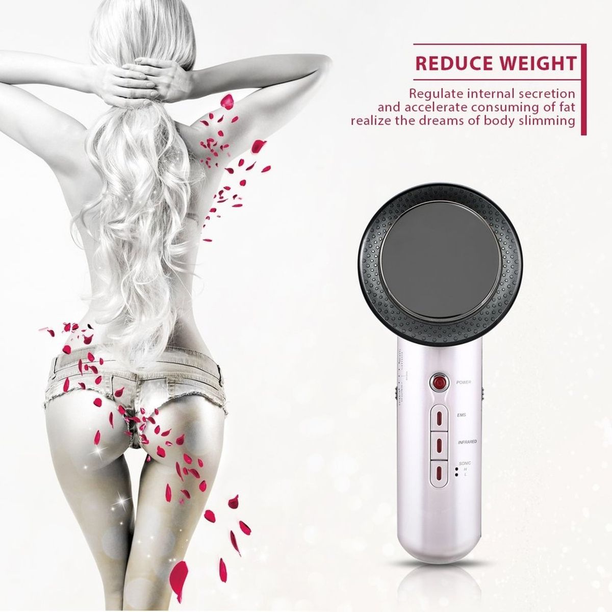 TIOZONEY - La herramienta de terapia de masaje infrarrojo y ultrasonido