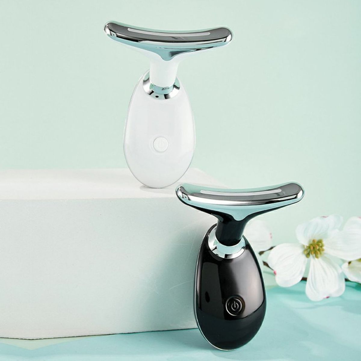 TIOZONEY - Masajeador Facial para Arrugas con Vibración y Frecuencia