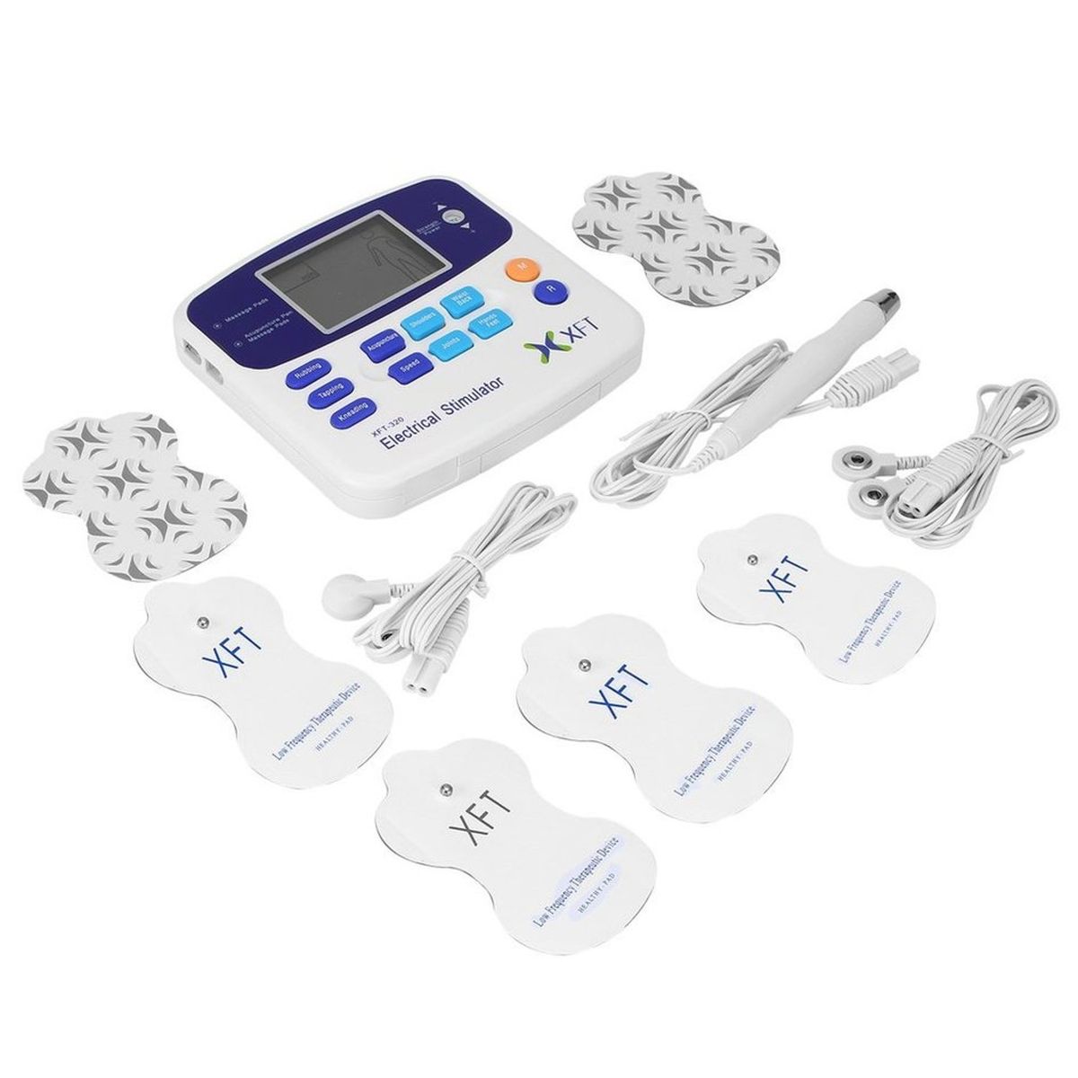 TIOZONEY - Masajeador eléctrico con decenas dobles para estimulación muscular