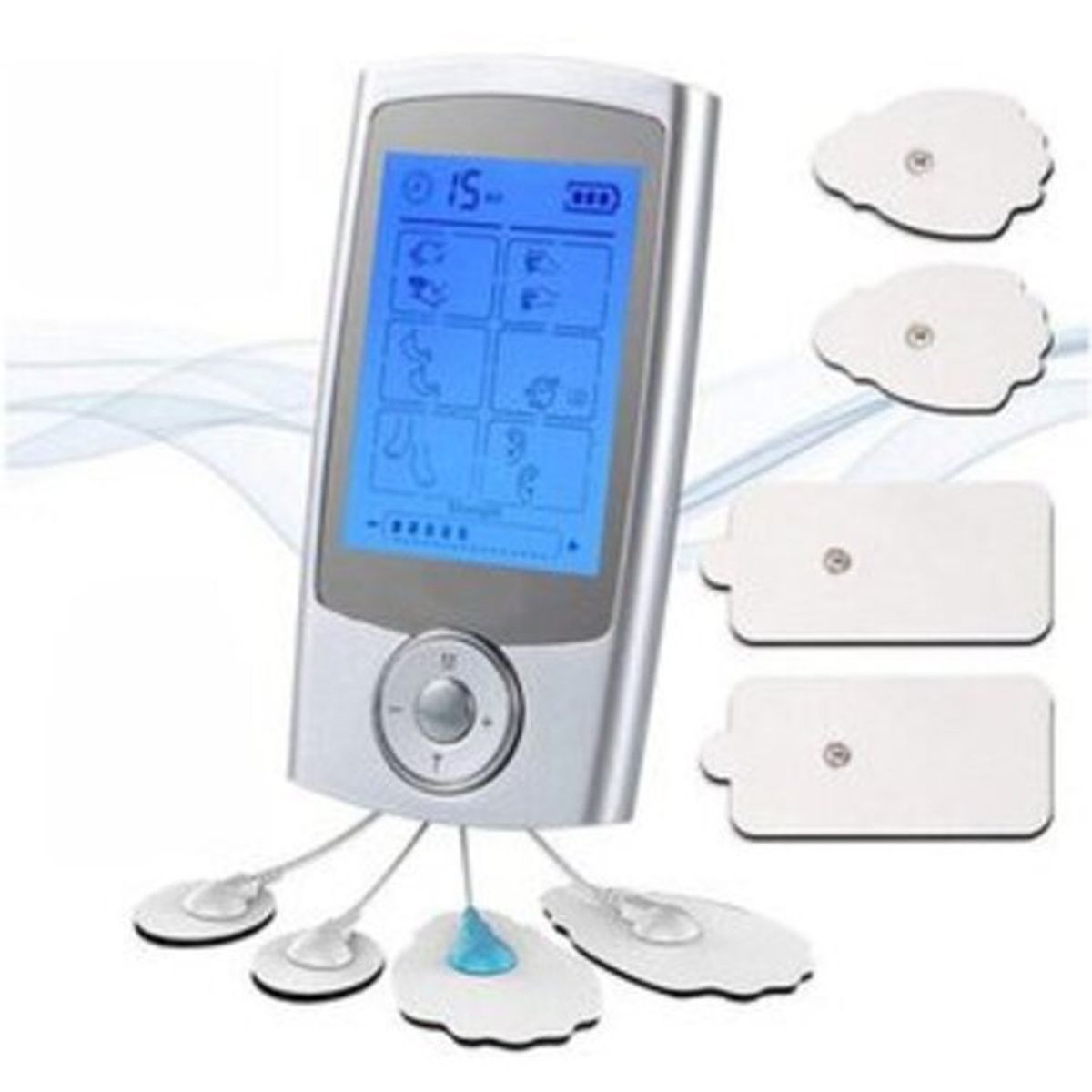 TIOZONEY - Electroestimulador TENS Digital para Masaje