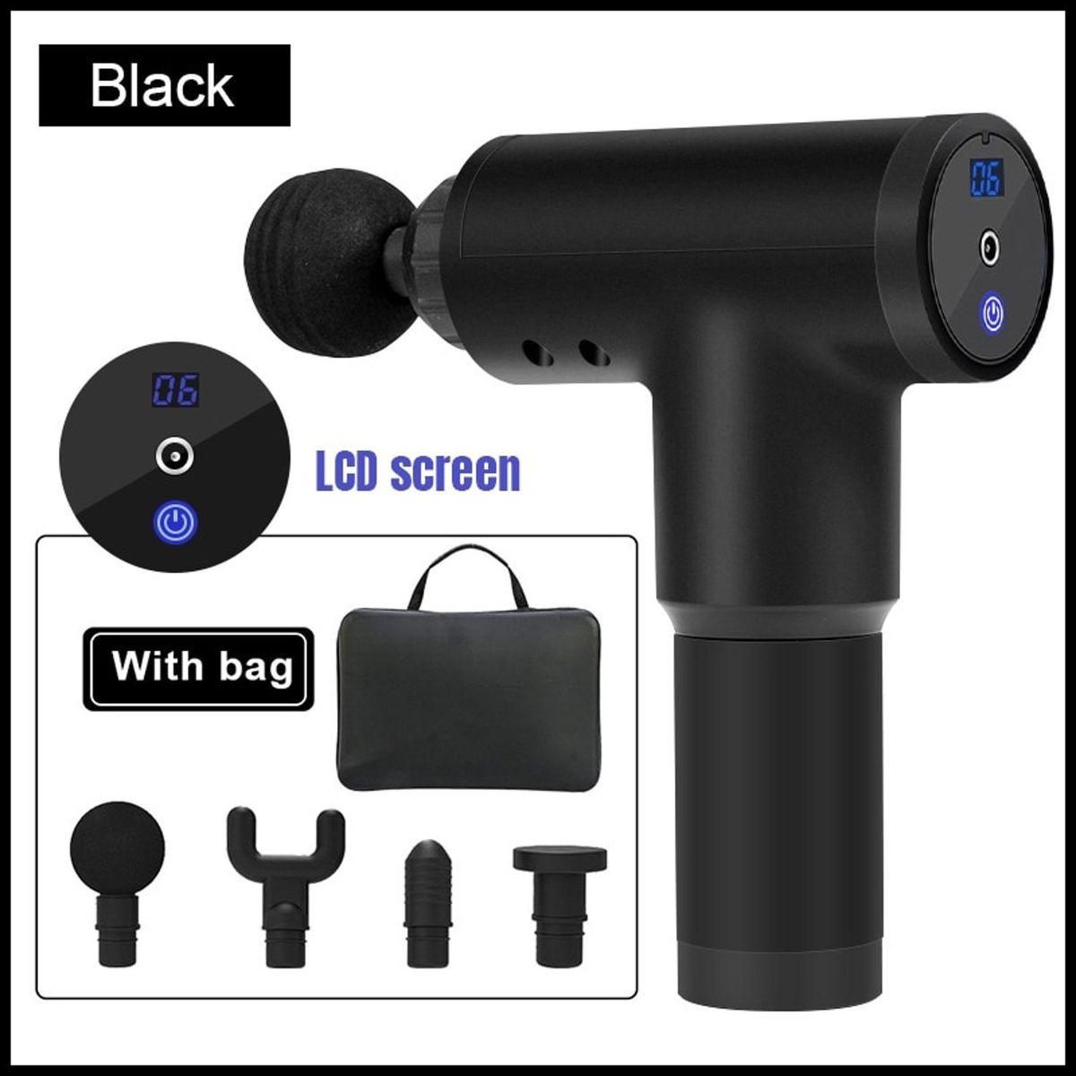 TIOZONEY - Masajeador Corporal Eléctrico de Alta Intensidad