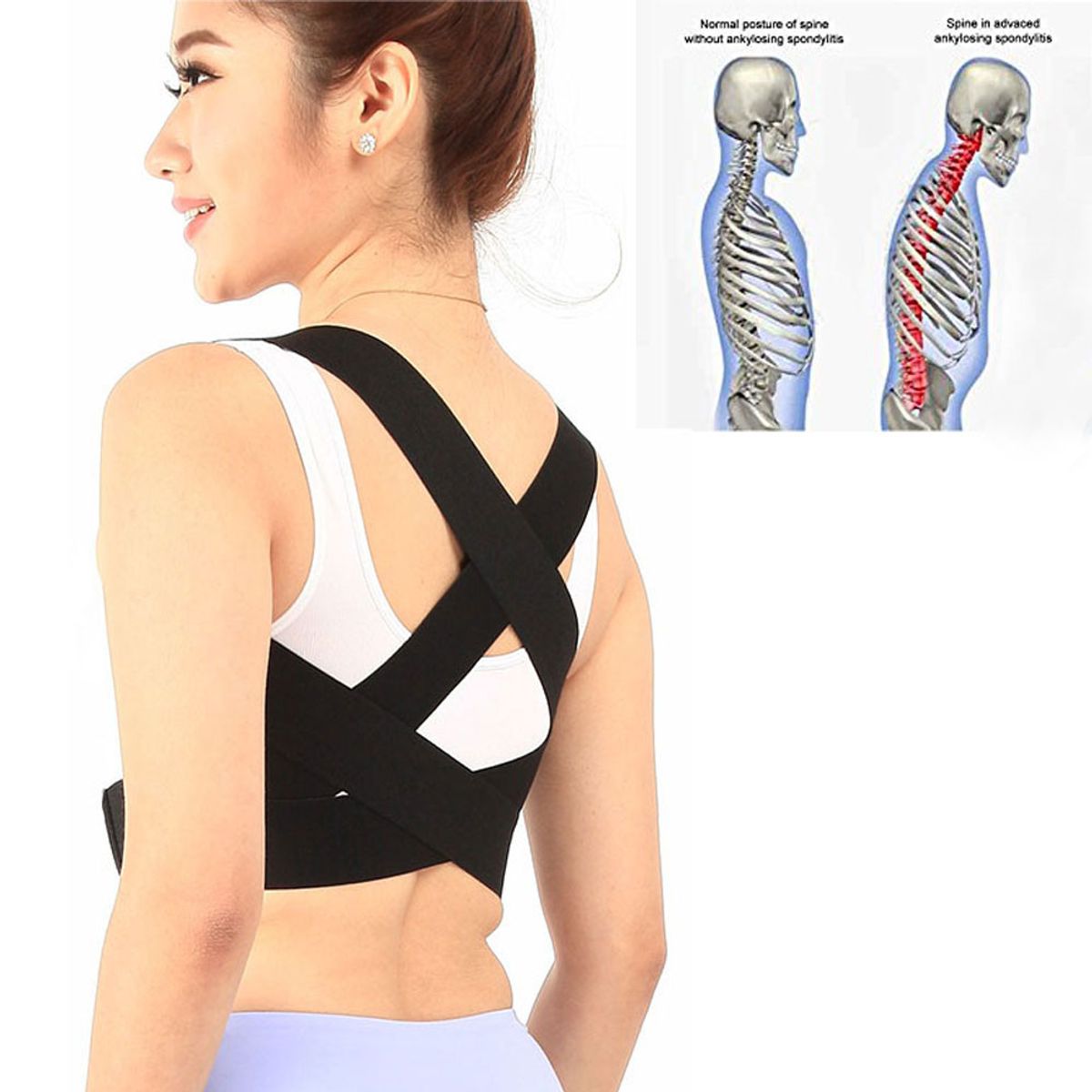 TIOZONEY - Corrector Postura Espalda Para Hombre Y Mujer Faja Ajustable