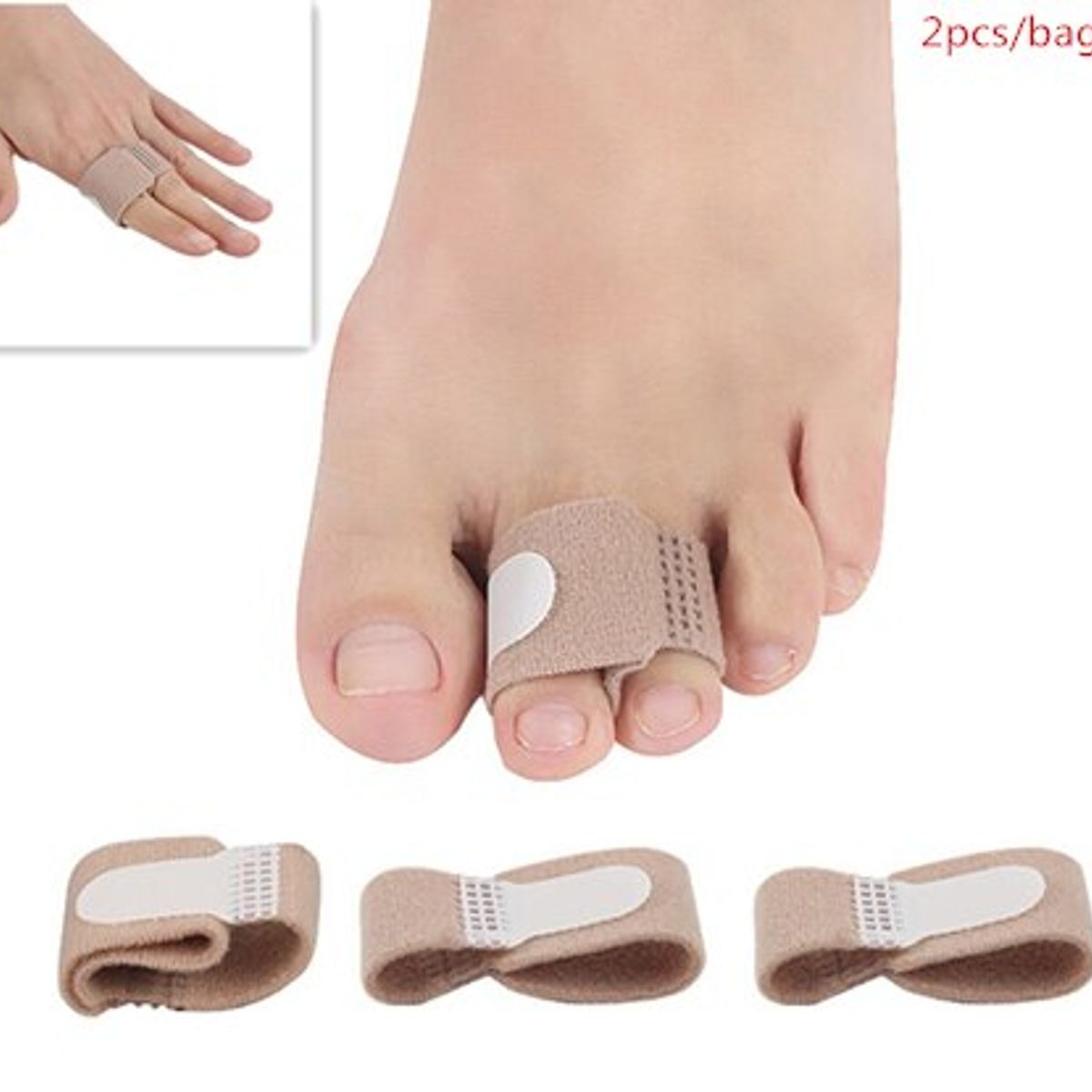 TIOZONEY - Corrector de dedo del pie vendaje