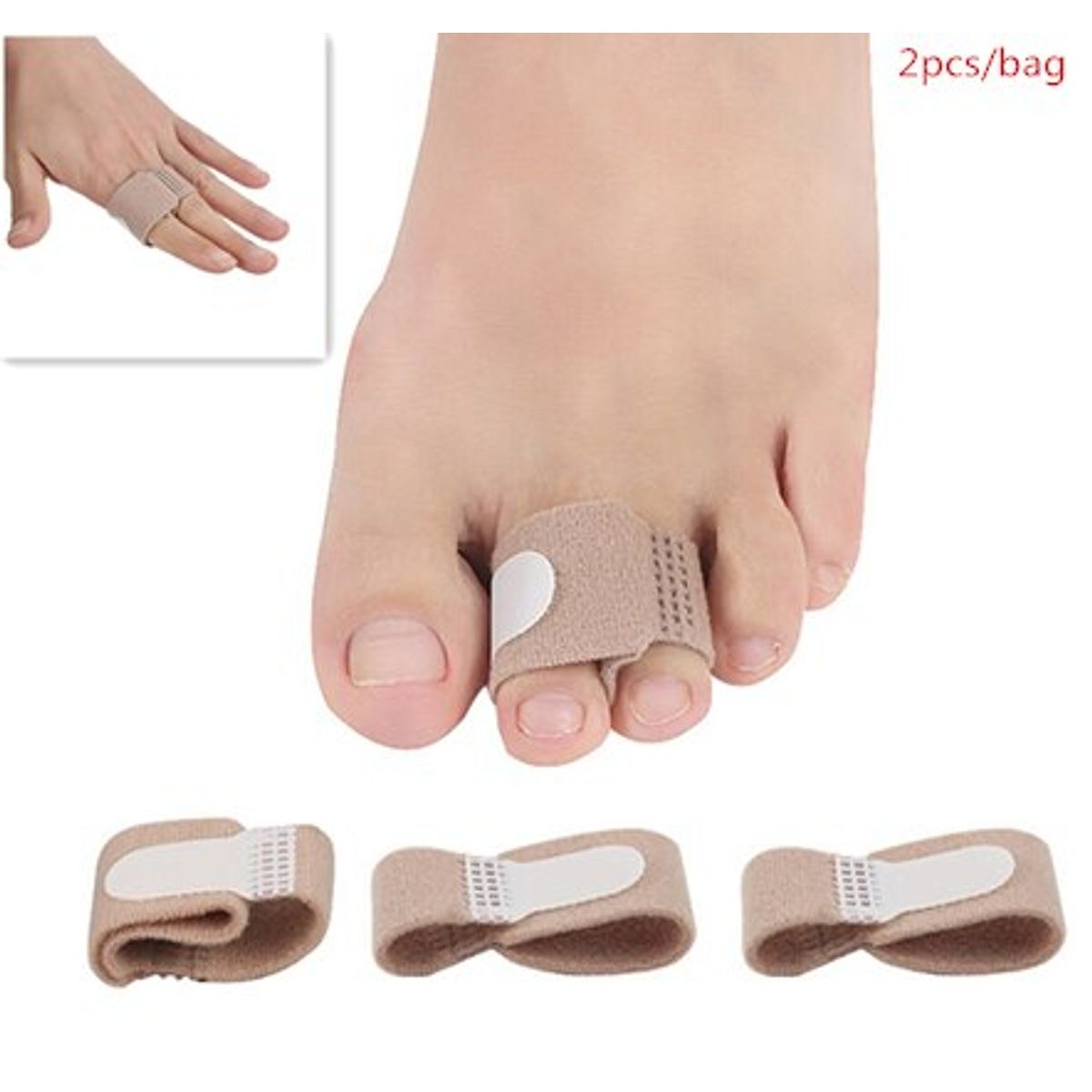 TIOZONEY - Corrector de dedo del pie vendaje