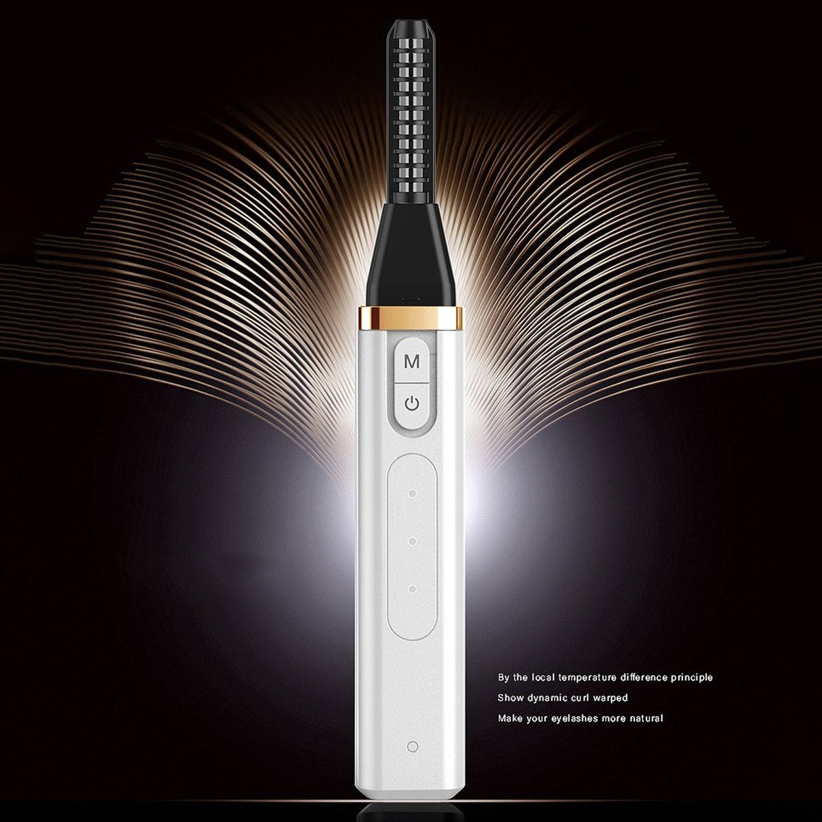 TIOZONEY - Rizador de pestañas eléctrico