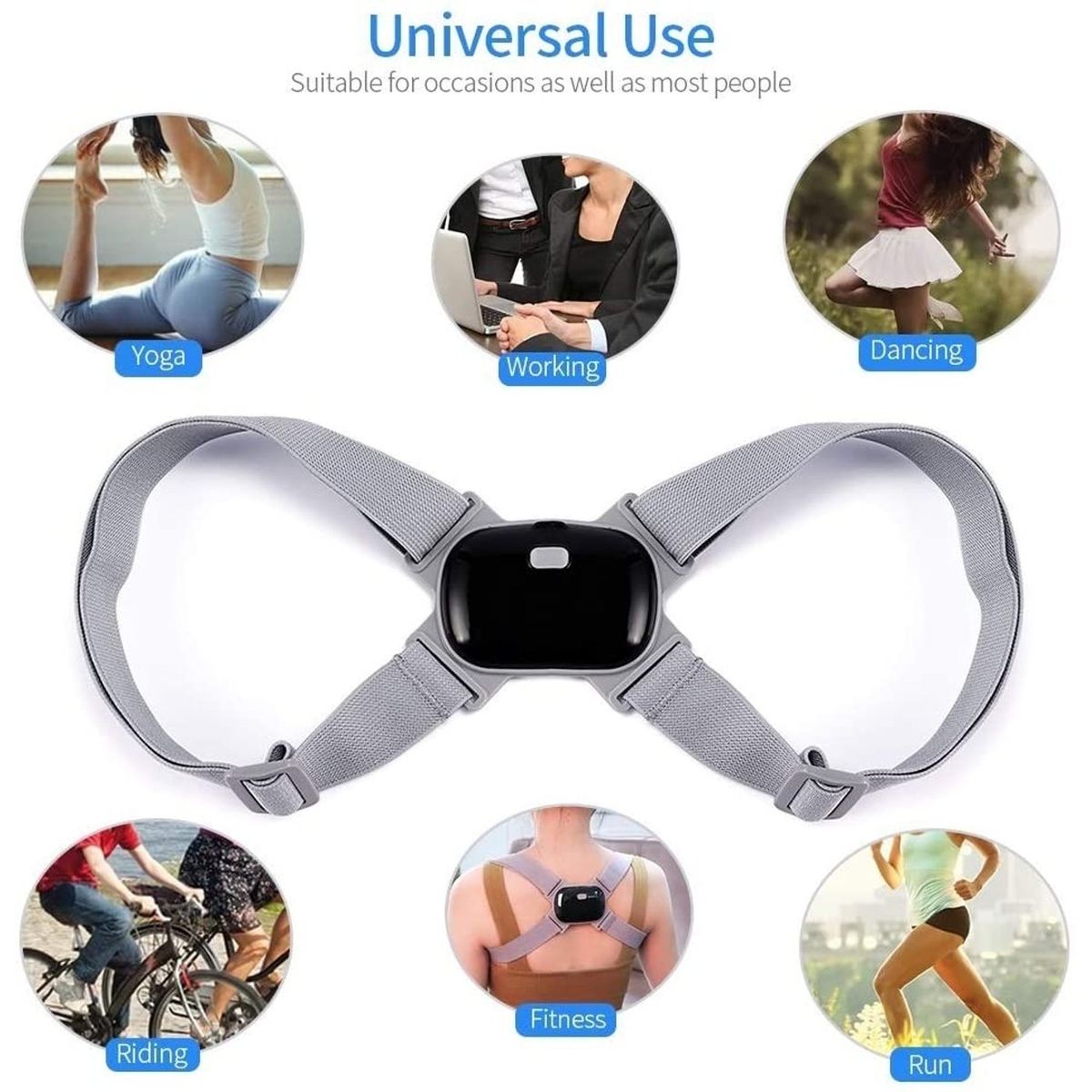 TIOZONEY - Inteligente con Vibración Corrector De Postura Invisible Unisex