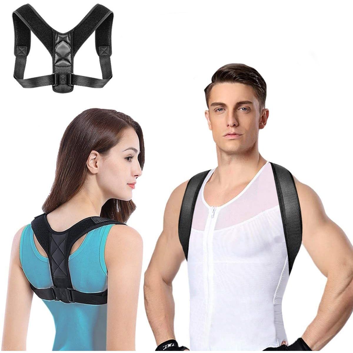 TIOZONEY - Corrector De Postura Invisible Unisex- Negro