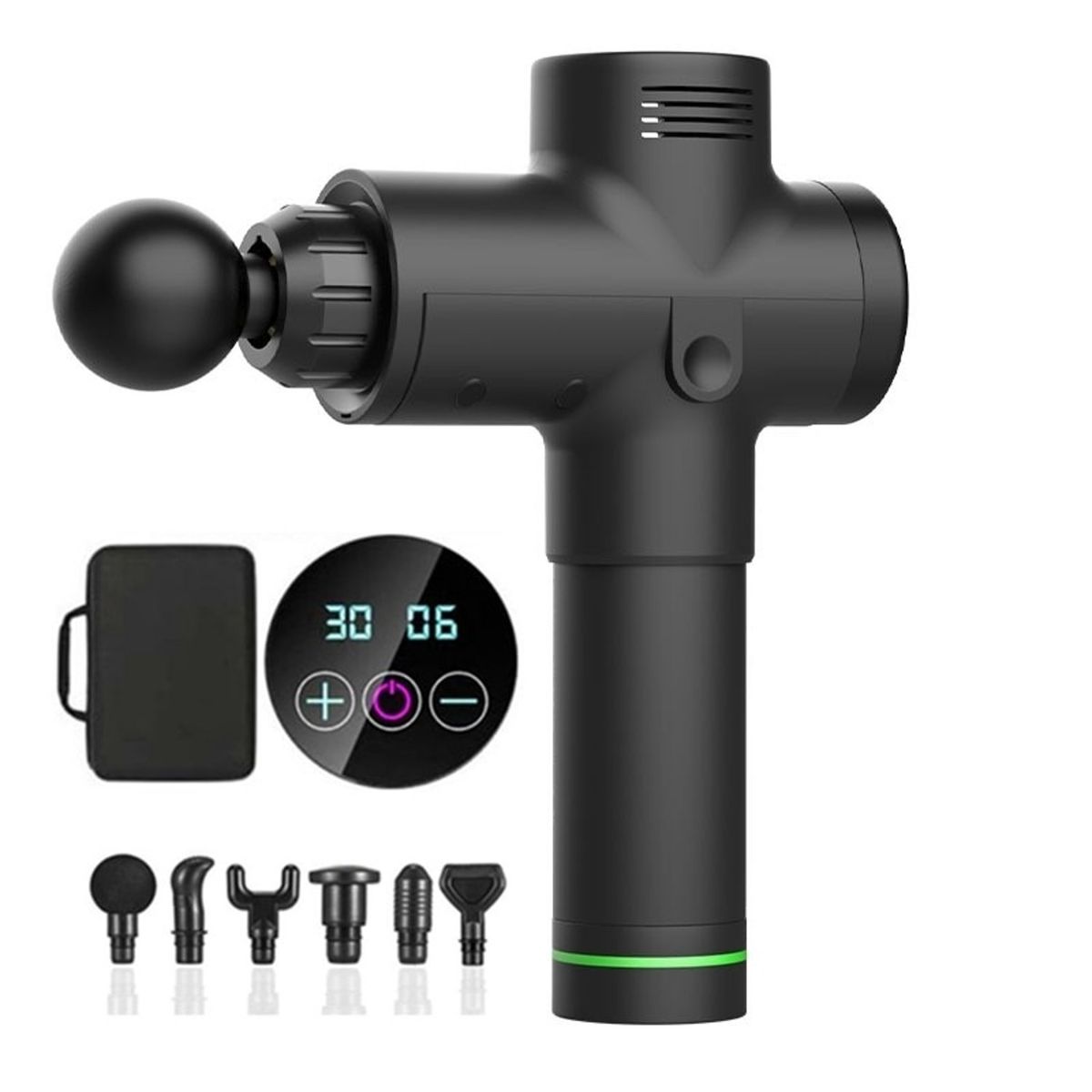 TIOZONEY - Pistola masaje Fascia Gunmasajeador deportivo terapia muscular