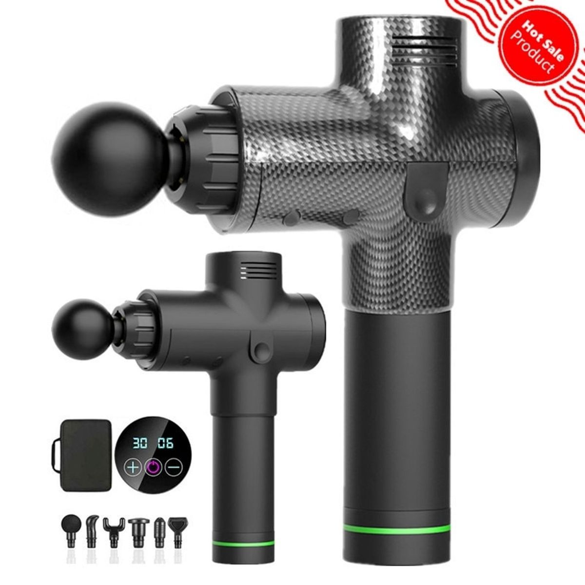 TIOZONEY - Pistola masaje Fascia Gunmasajeador deportivo terapia muscular