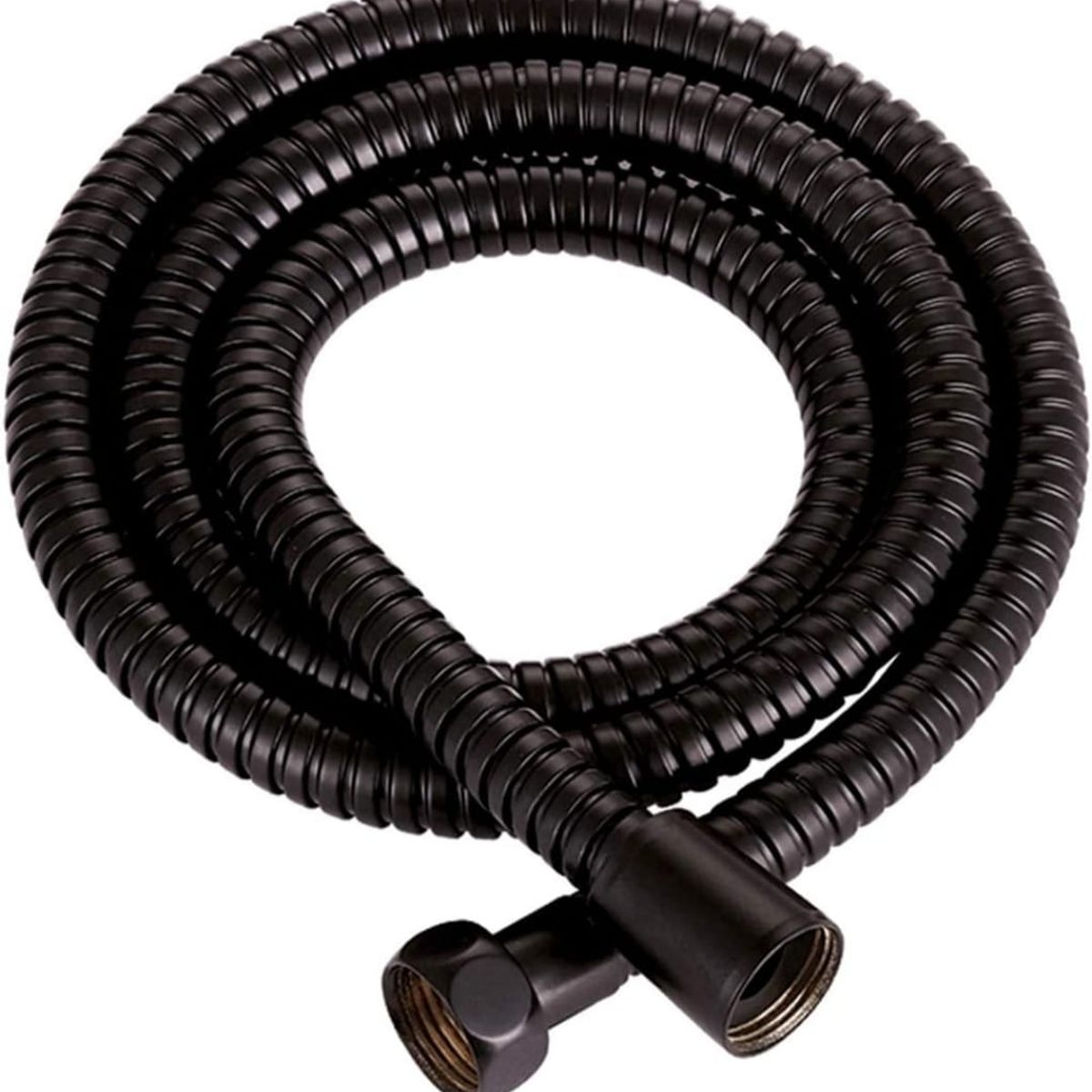 GENERICO - Manguera Repuesto Ducha de Mano Bidé Negro Mate Acero