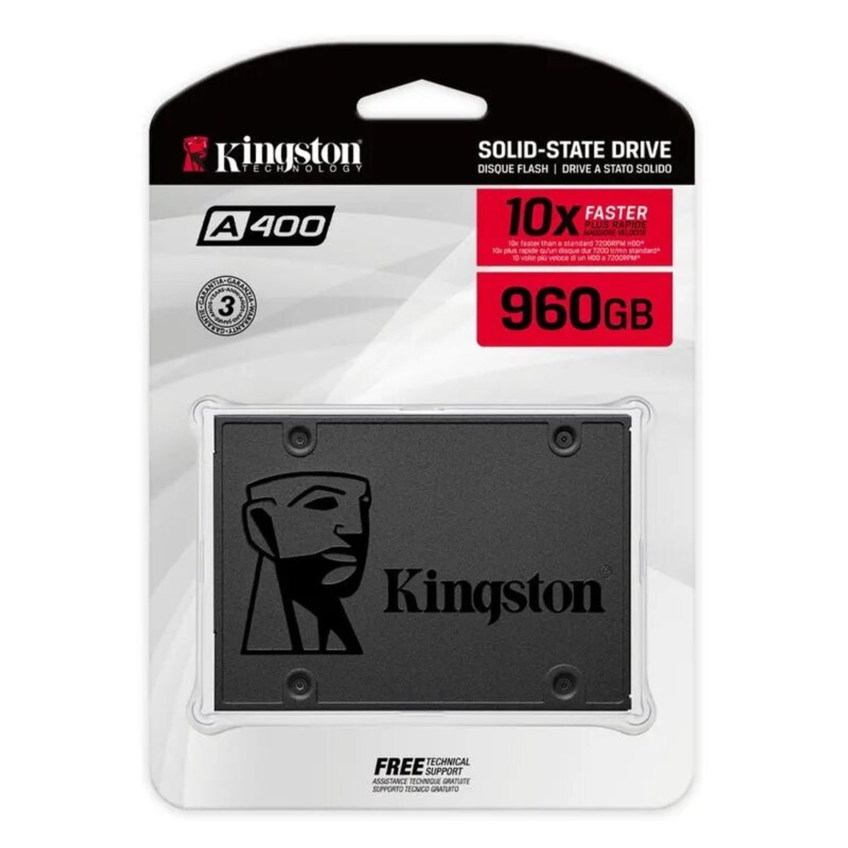 KINGSTON - Disco Duro kingston Solido SSD 960gb SA400S37