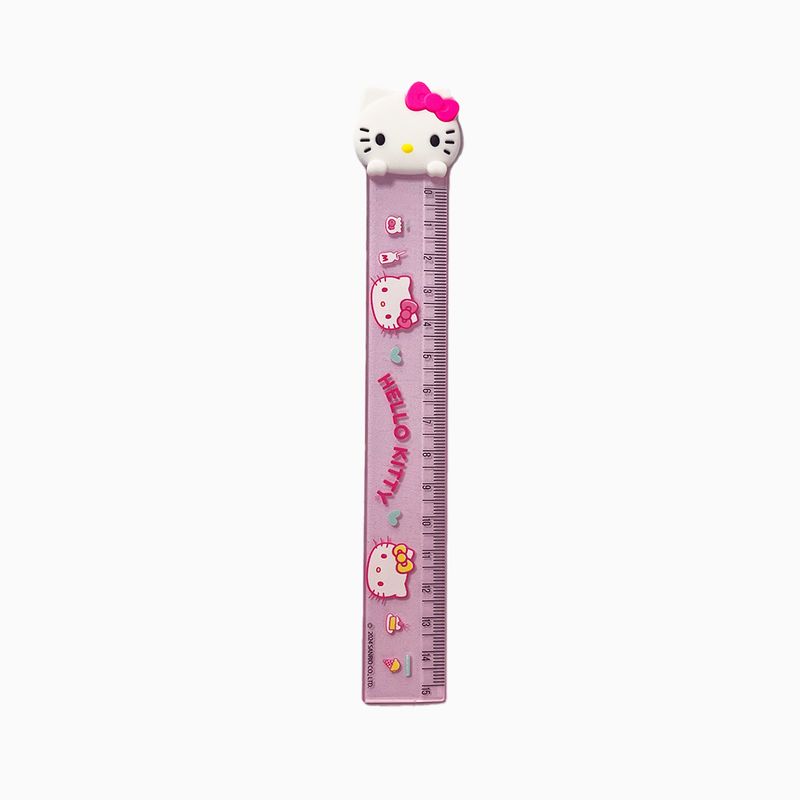 SANRIO - Regla 15CM Personajes Sanrio con Licencia Hello Kitty