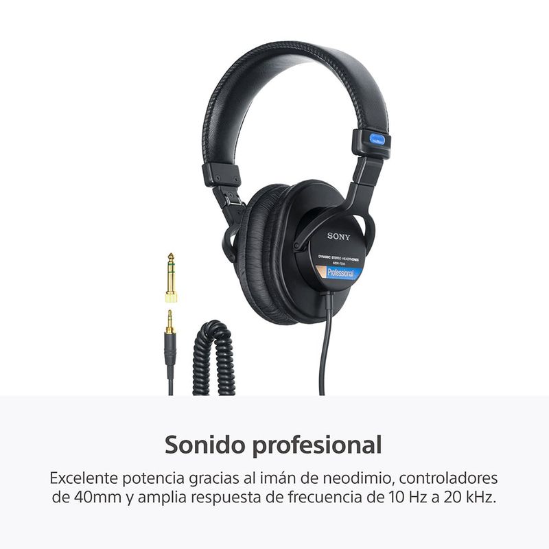 SONY - Sony audífonos Profesionales MDR-7506