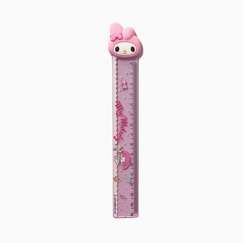 SANRIO - Regla 15CM Personajes Sanrio con Licencia -  My melody