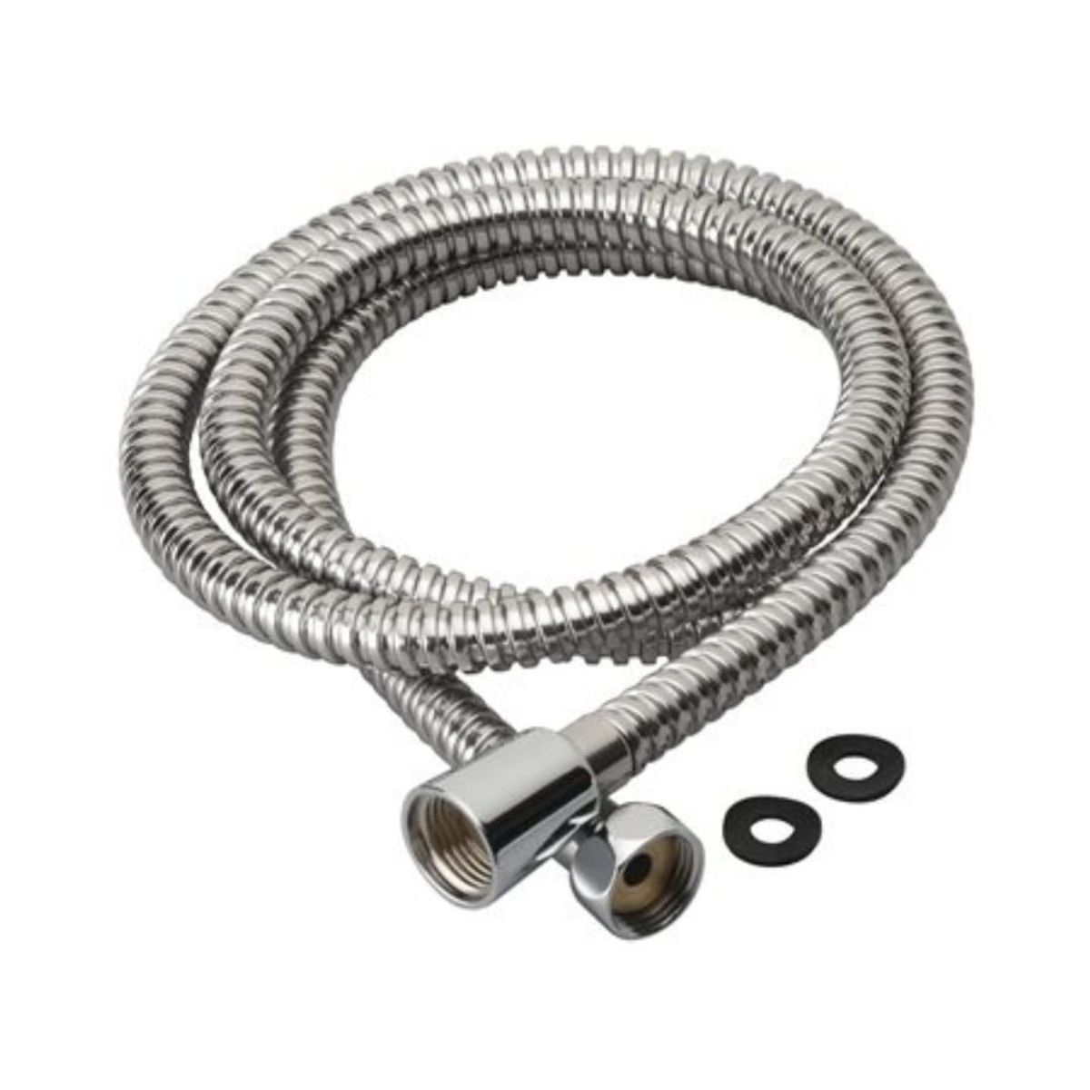 GENERICO - Manguera Repuesto Bidé o ducha Teléfono 2 mts Acero Cromado