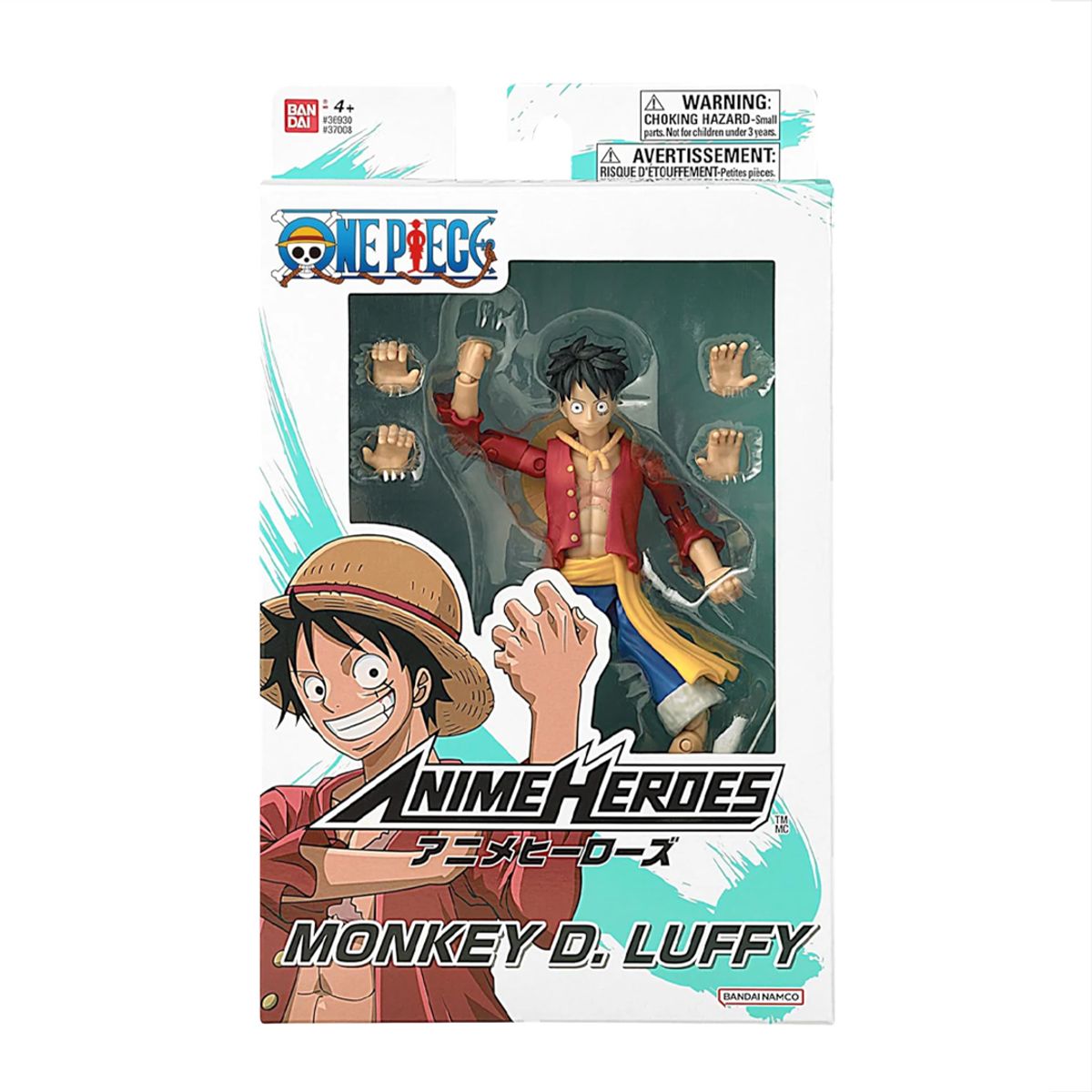 BANDAI NAMCO - Figura Monkey Luffy One Piece Anime Heroes Accion Bandai