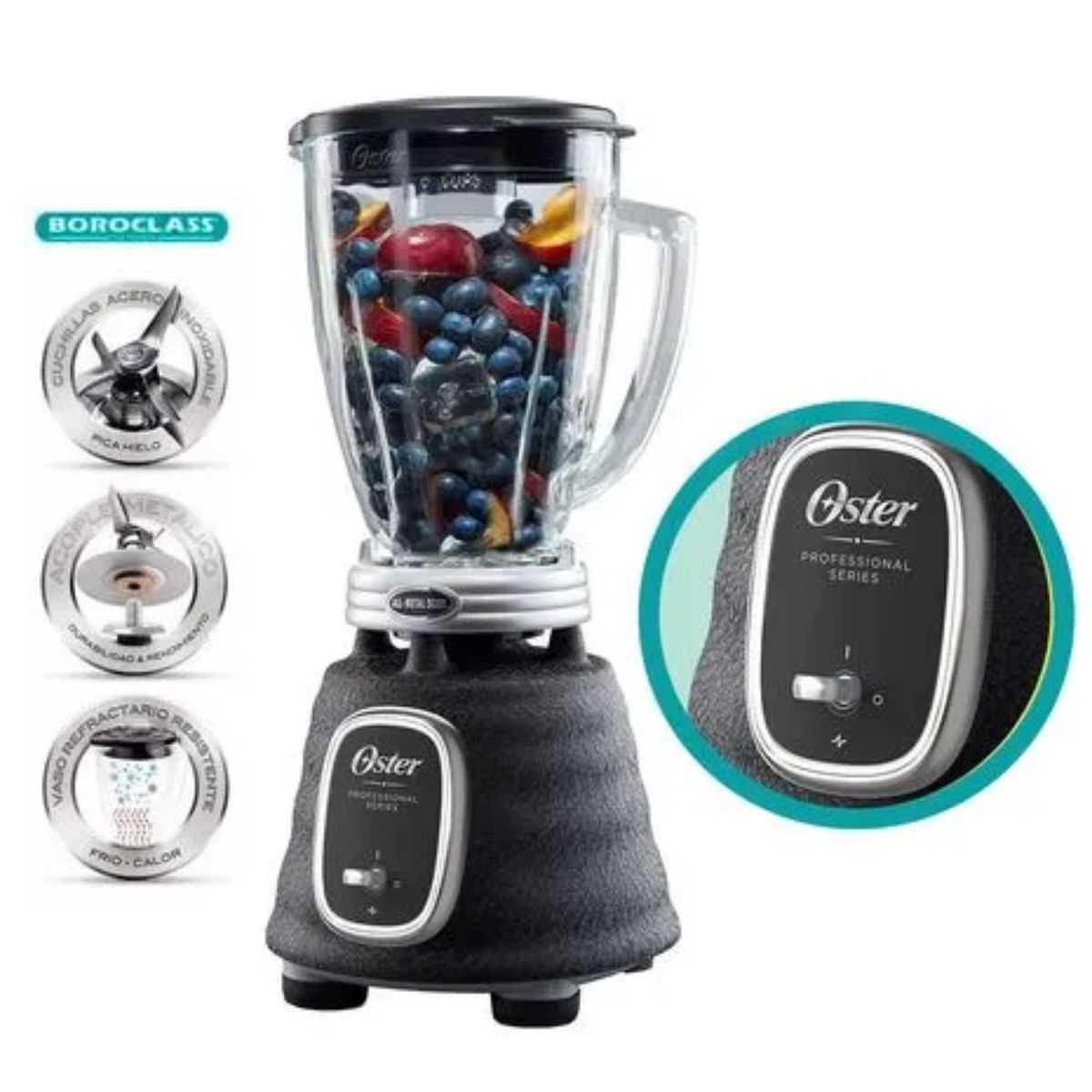 OSTER - Licuadora Oster BLSTBPST Serie PRO 700W Negro