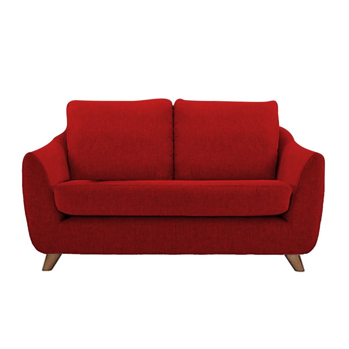 HOGAR & SPACIOS - HYS SOFA 2 CUERPOS LOUIS ROJO