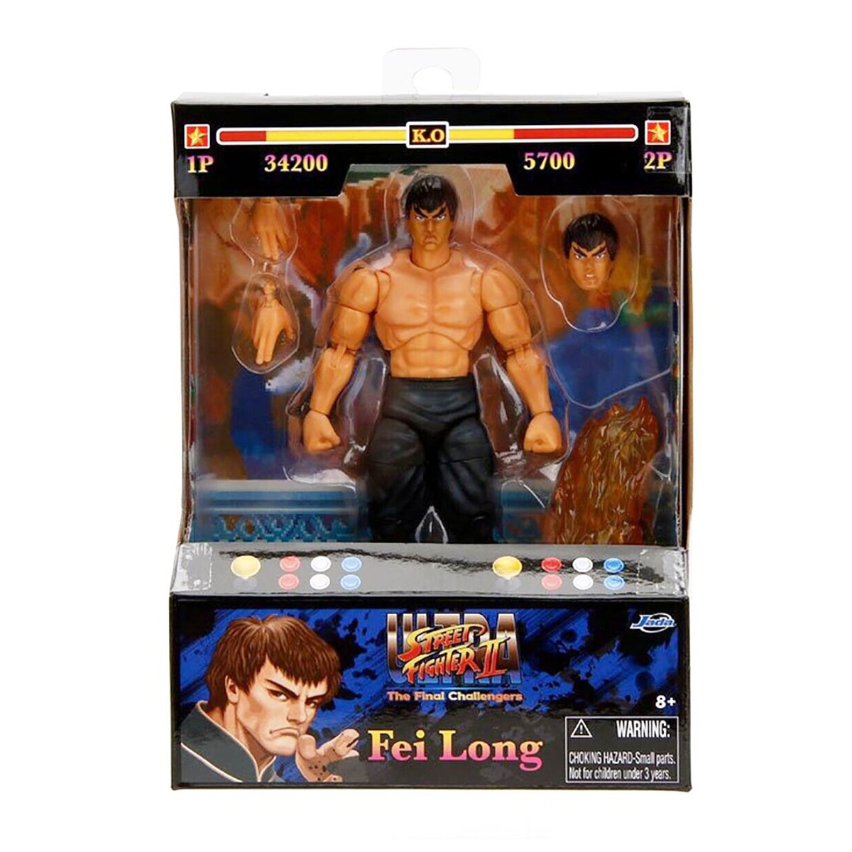 JADA TOYS - Figura Fei Long Street Fighter III Jada Action