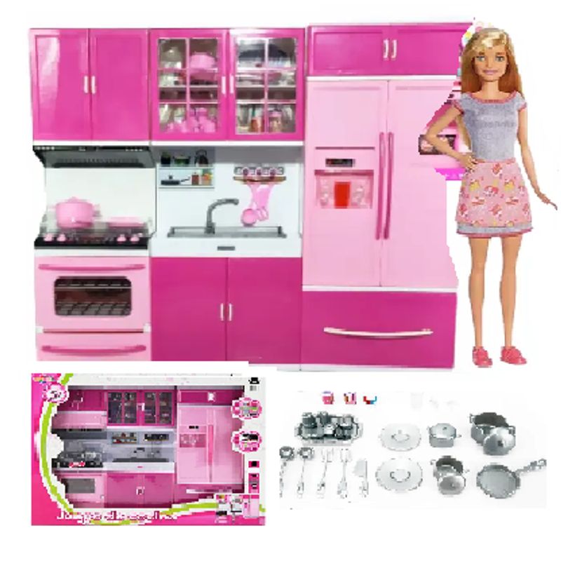 GENERICO - MINI SET DE JUEGO DE COCINA PARA NIÑAS