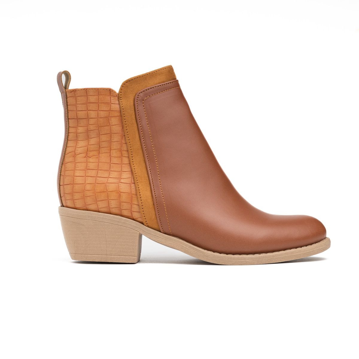 NEBULA - Botines Nesebar - Nebula - Camel Serpiente 2