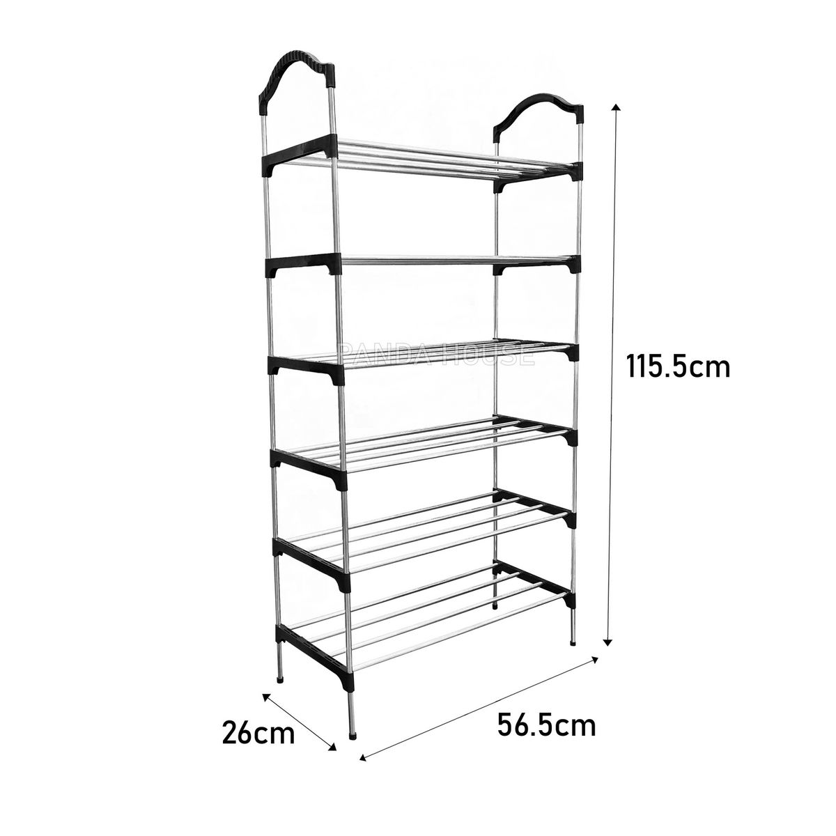 SM - ZAPATERO DE METAL 6 NIVELES