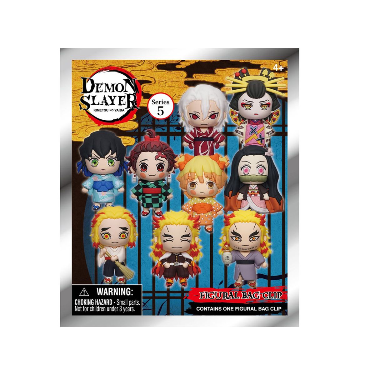 TOY ANIME - Llavero Sorpresa Demon Slayer Con Licencia Series 5