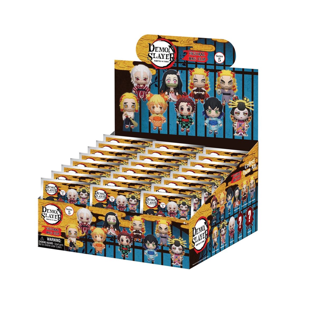 TOY ANIME - Llavero Sorpresa Demon Slayer Con Licencia Series 5