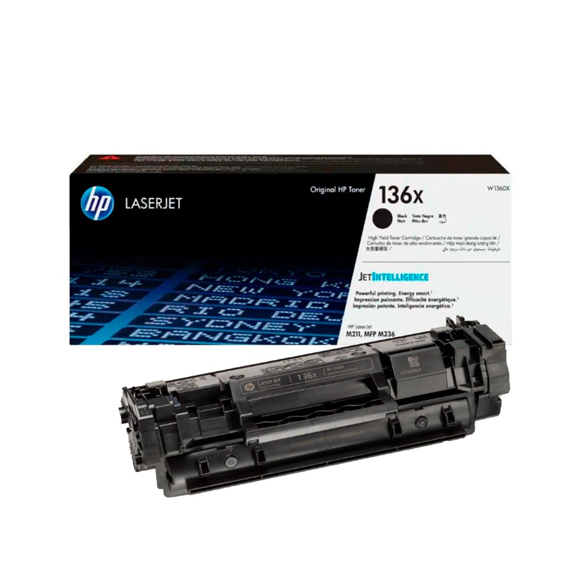 HP - TONER HP 136X NEGRO, 2600 PAG, LASERJET M211/MFP M236 P/N: W1360X