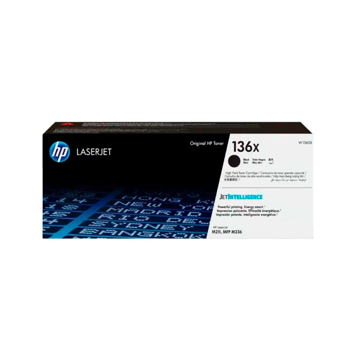 HP - TONER HP 136X NEGRO, 2600 PAG, LASERJET M211/MFP M236 P/N: W1360X