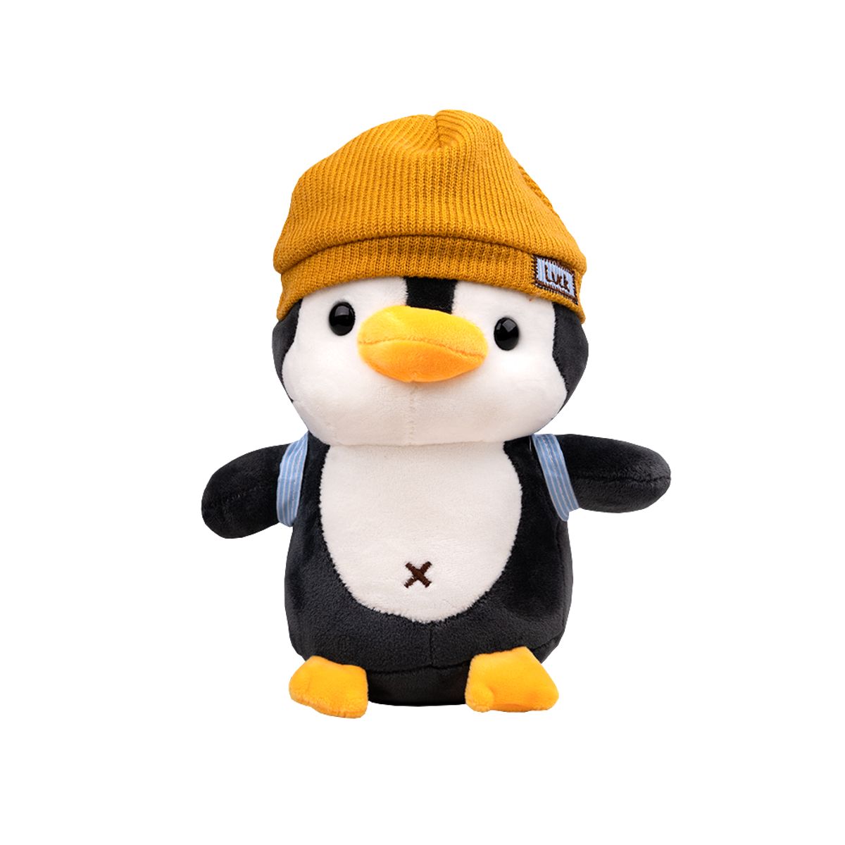 GENERICO - Peluche Pinguino Gorro Luck Amarillo