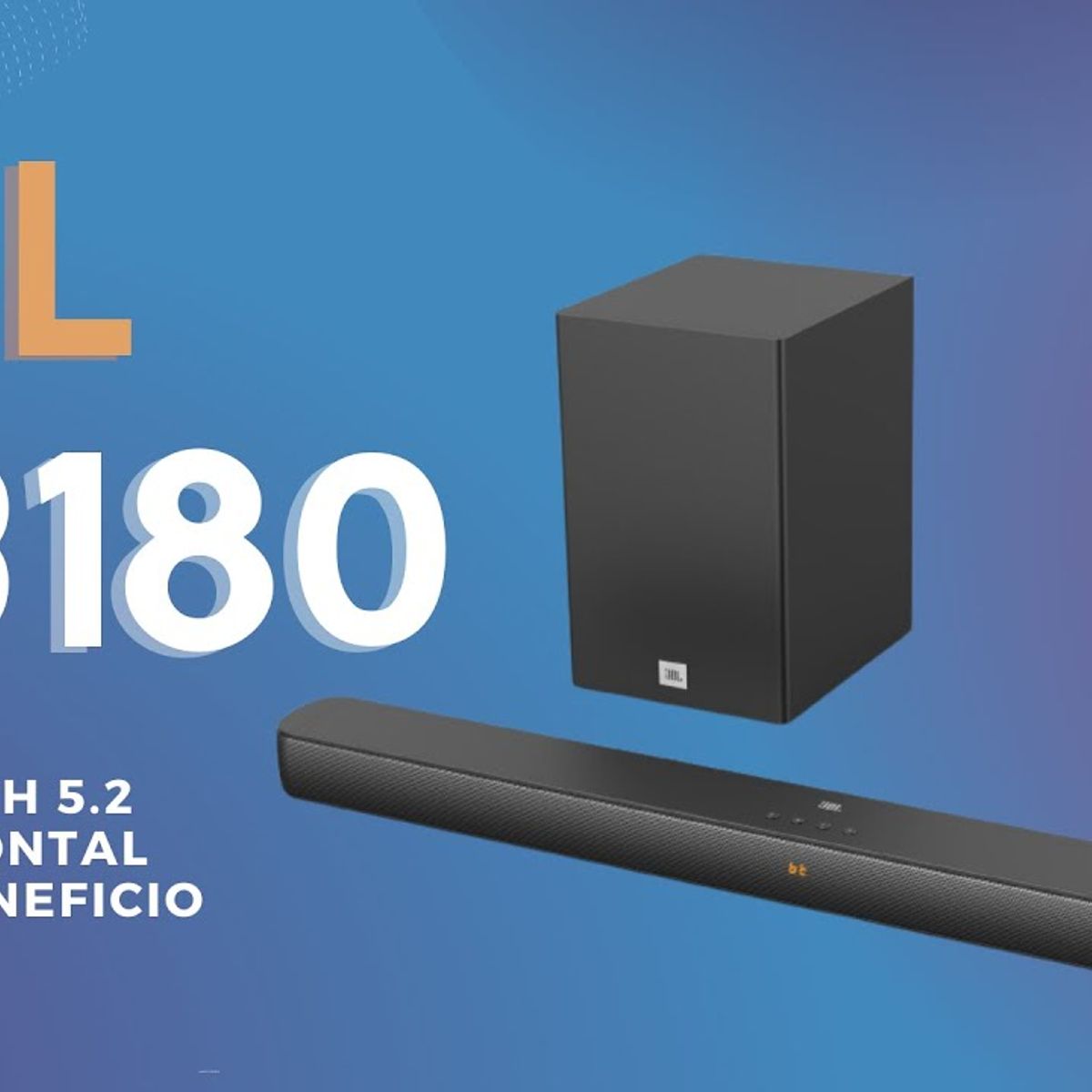 JBL - JBL  Cinema SB180 Powerful Bluetooth - Negro