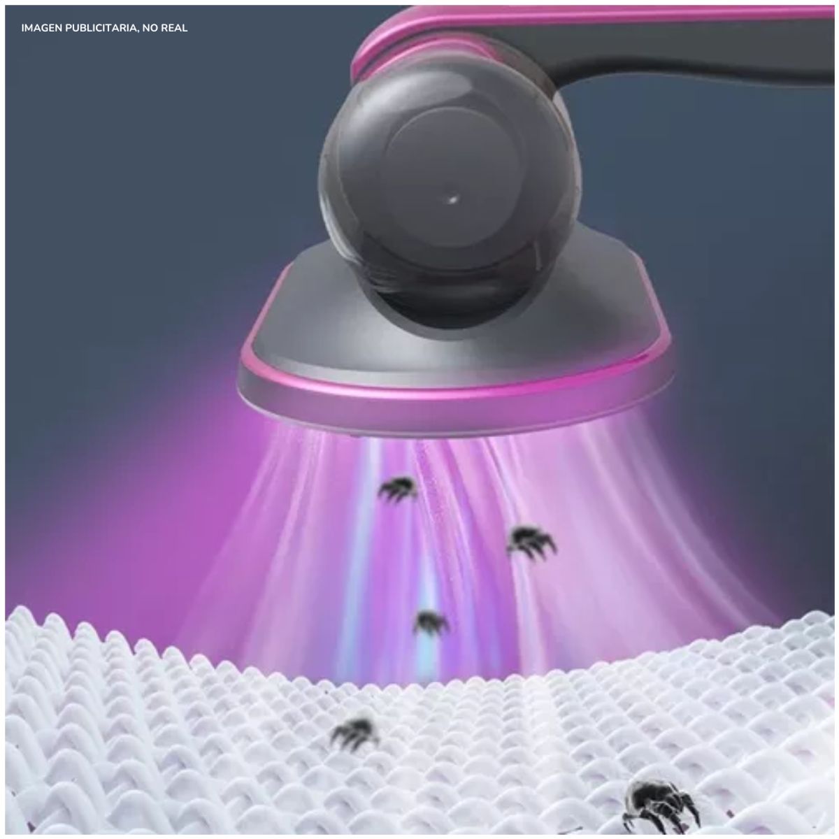 INSPIRA MARKET - Aspiradora Inalámbrica Anti Ácaros con Luz UV