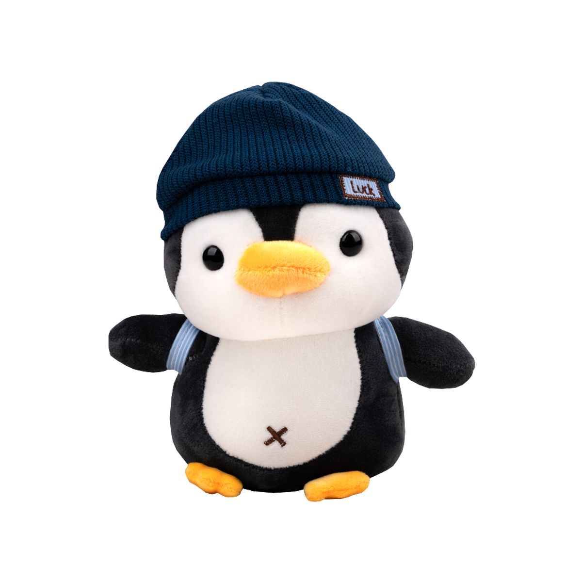 GENERICO - Peluche Pinguino Gorro Luck Azul