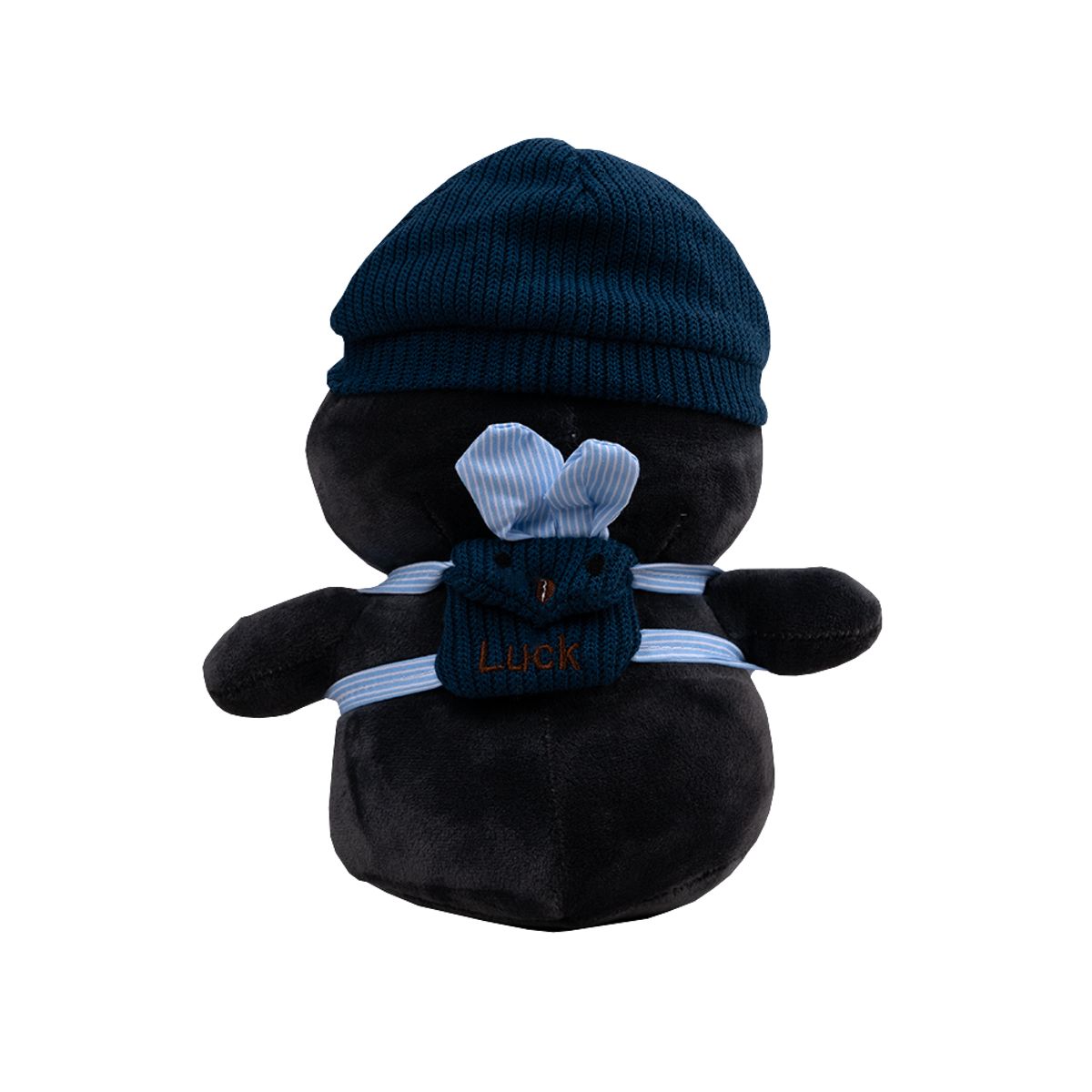 GENERICO - Peluche Pinguino Gorro Luck Azul