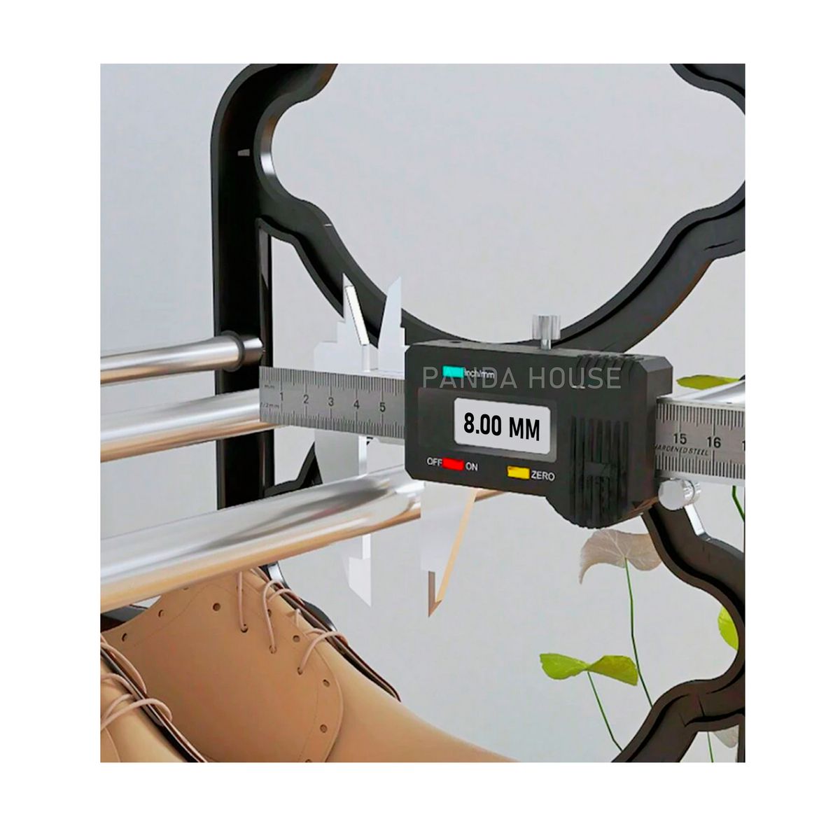 SM - ZAPATERO RACK DE 5 NIVELES NEGRO