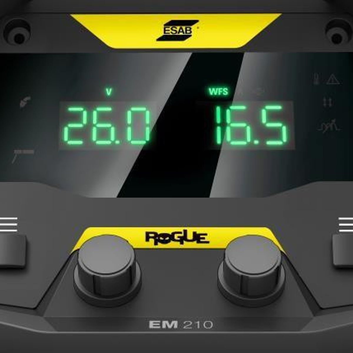 ESAB - Máquina de soldar ROGUE EM 210 (210 Amperios) + Careta Fotosensible