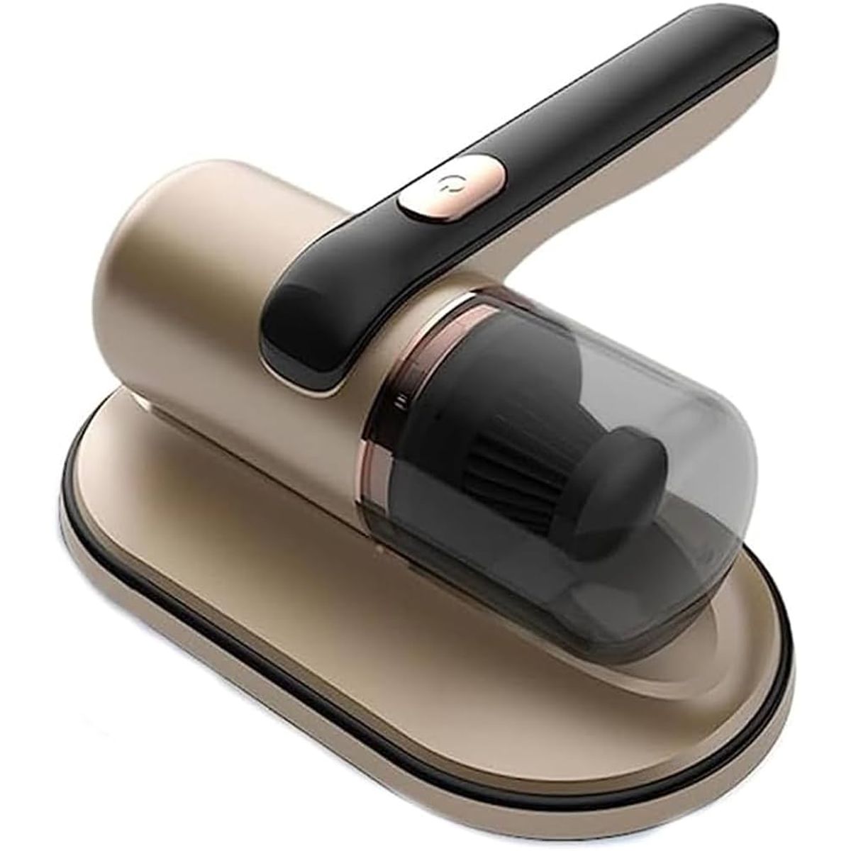 IMPORTADO MC - ASPIRADORA INALÁMBRICA ANTI ÁCAROS DE MANO CON LUZ UV PORTATIL NEGRO Y DORADO