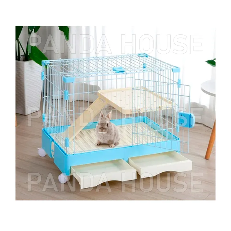SM - JAULA PARA CONEJOS CELESTE