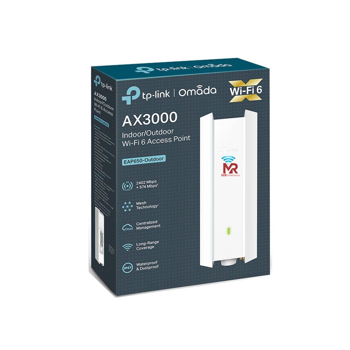TP LINK - Tp-link Eap650-outdoor Wifi 6 Access Point Ax3000
