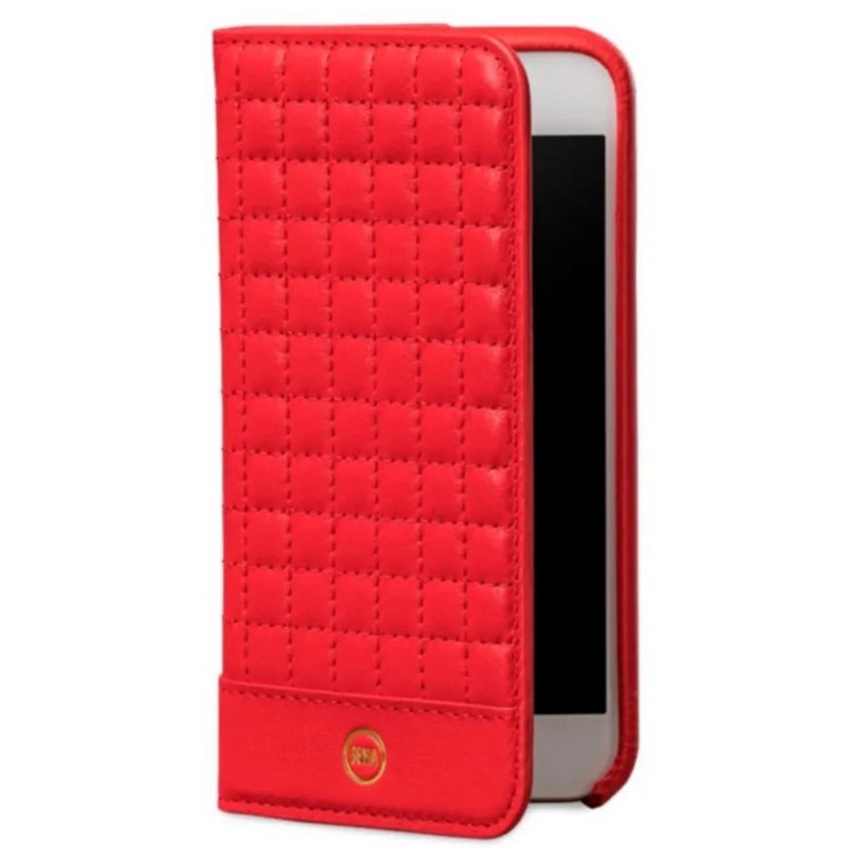 TARGUS - Case iPhone 8 Plus 7 Targus SENA Isa Quilted Cuero Rojo - SFD29503ALUS